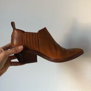 Pointed toe western ankle booties